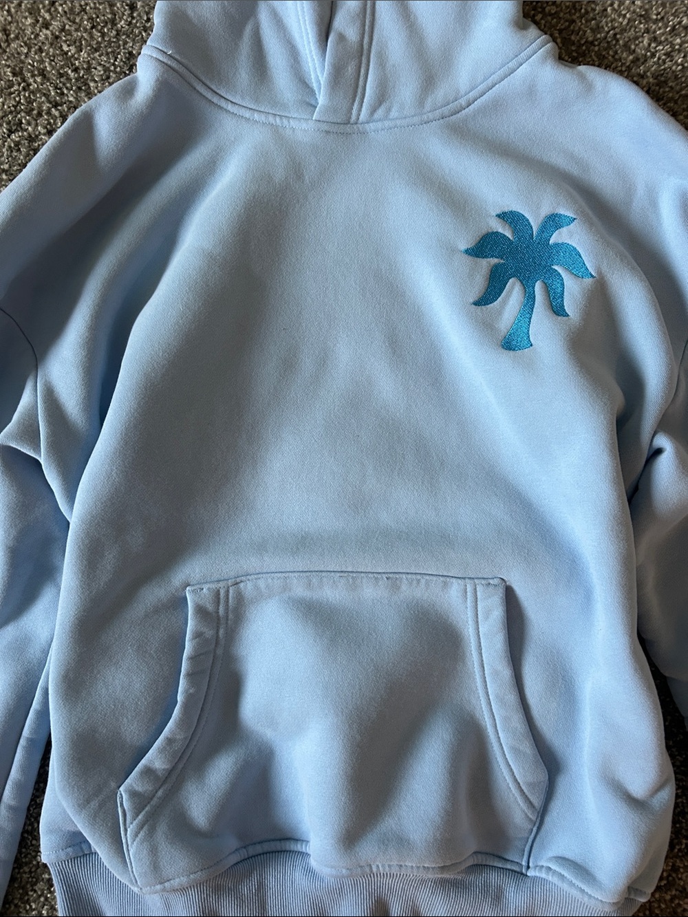 Pink Palm Puff Hoodie - Picture 2 of 6